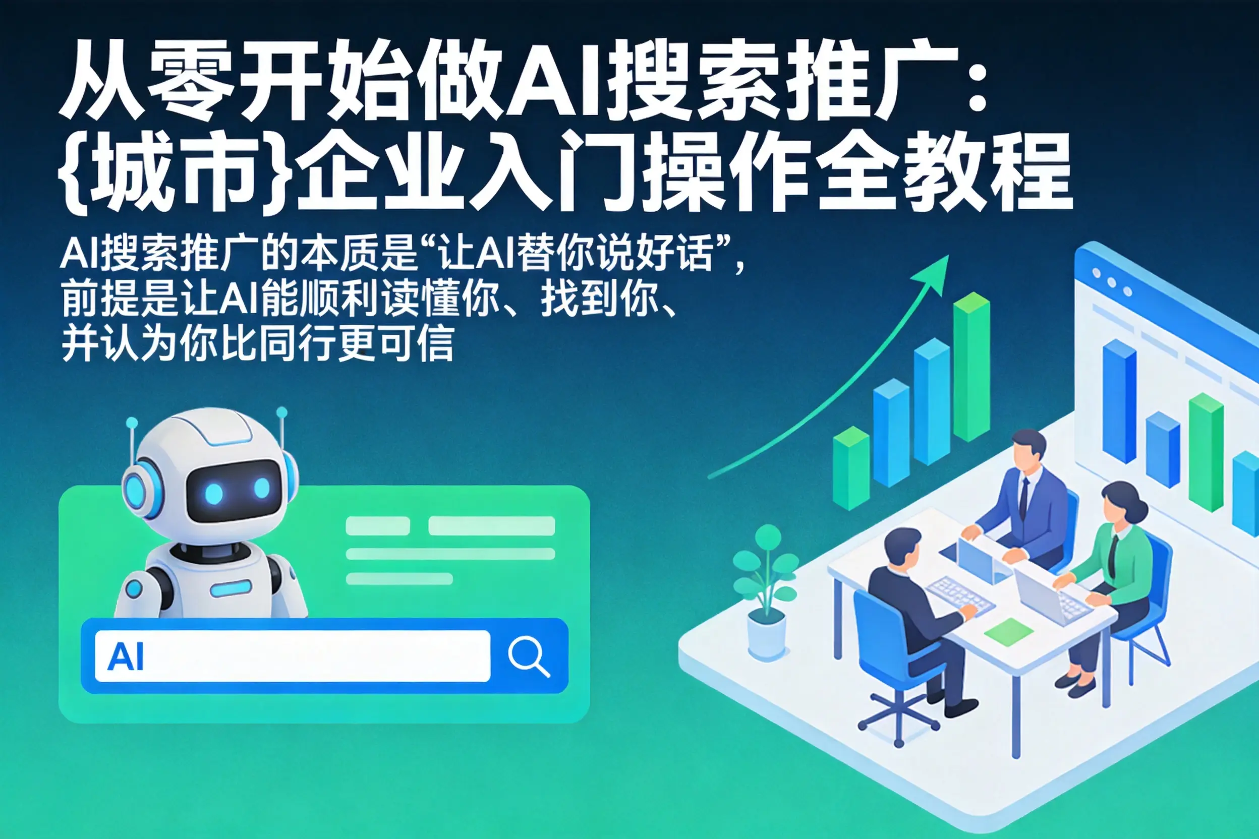 从零开始做AI搜索推广：北海企业入门操作全教程