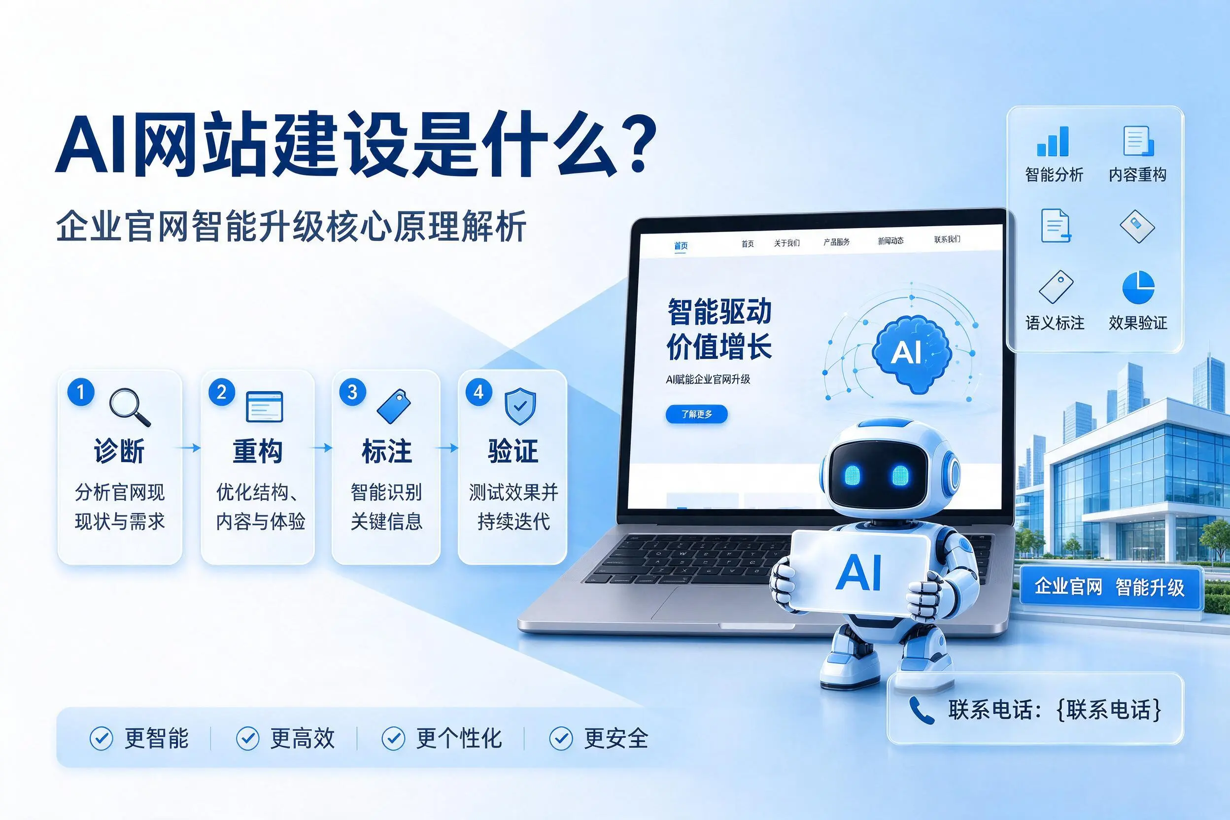 AI网站建设是什么？北海企业官网智能升级核心原理解析